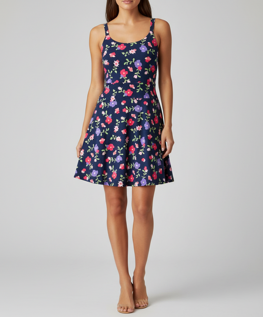 Lynn - Dark Teal Floral