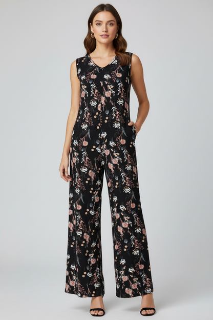 Natalie - Black Floral
