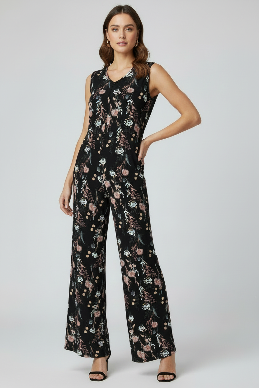 Natalie - Black Floral