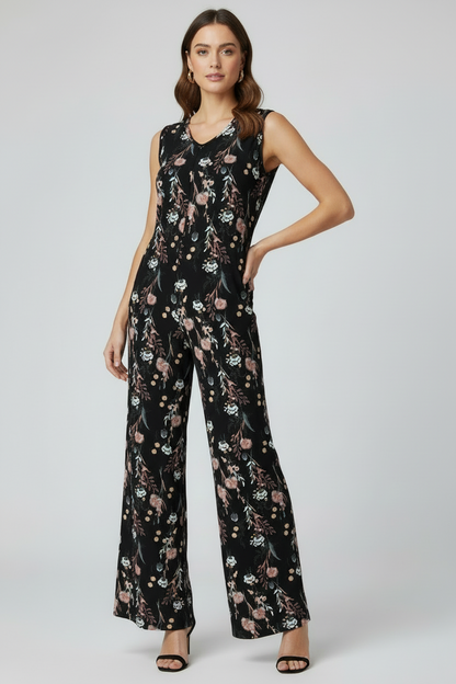 Natalie - Black Floral