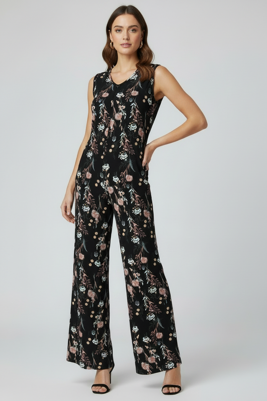 Natalie - Black Floral