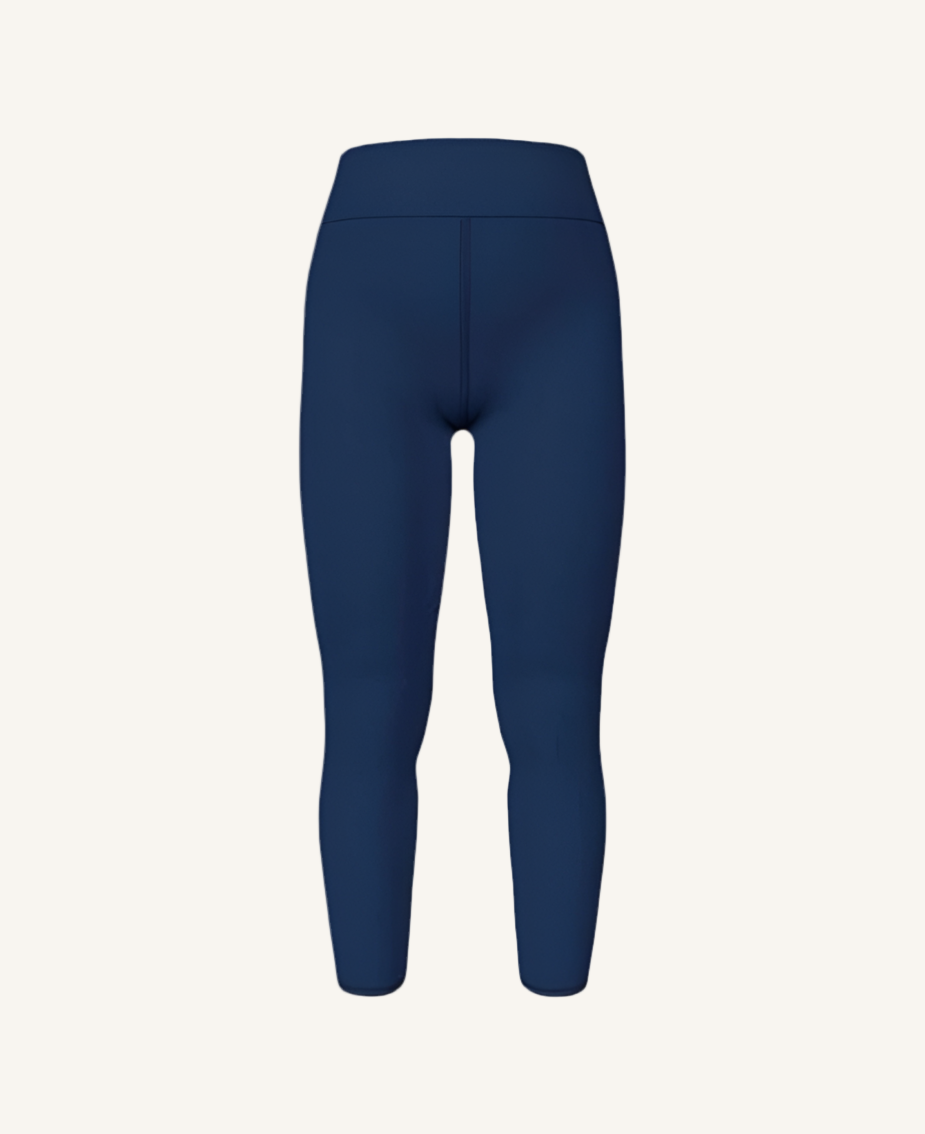 Solid navy blue leggings by LuLaRoe 