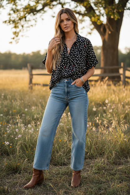 Amy - Dolman Sleeve Top