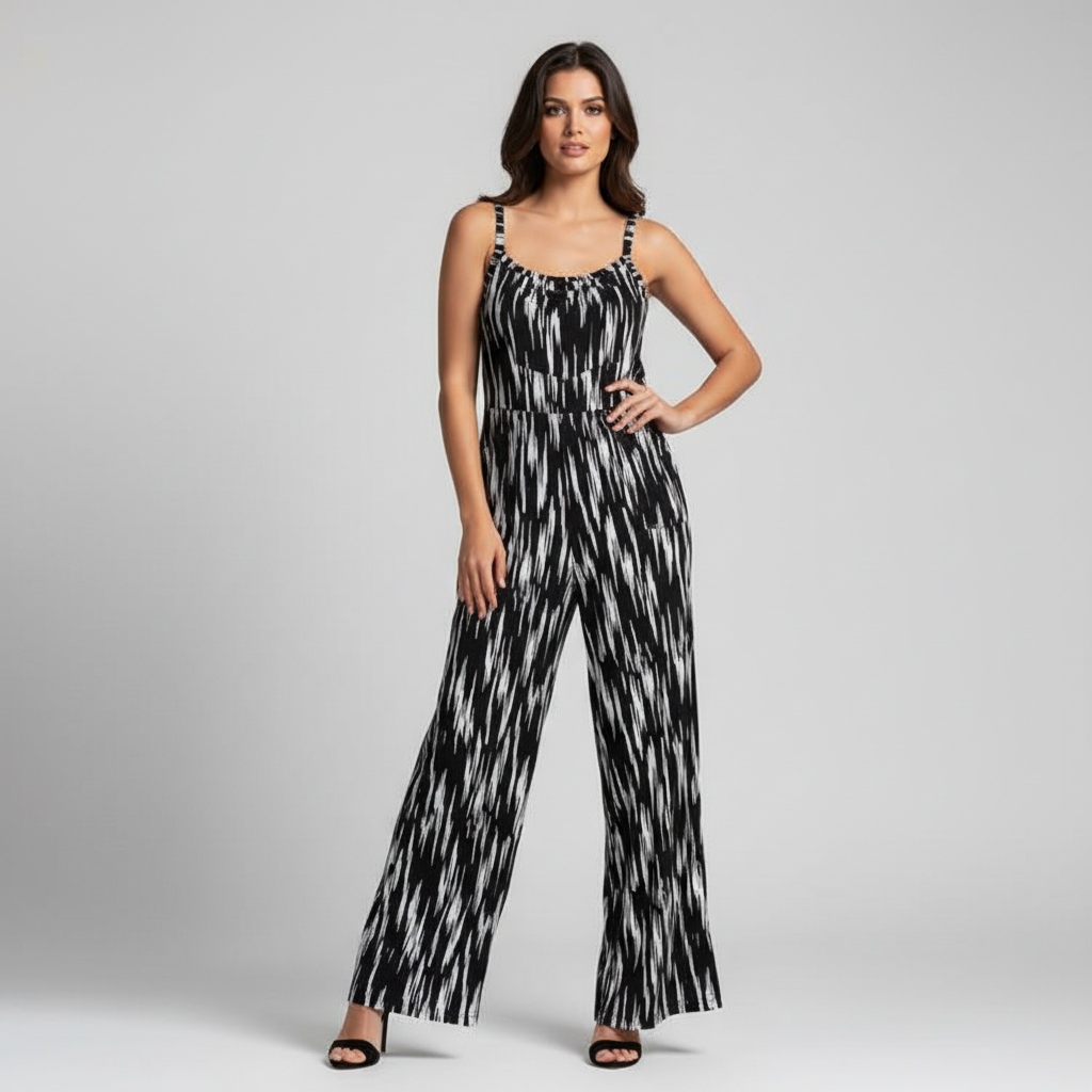 Leola - Black White Vertical Sketch