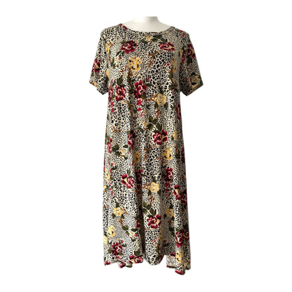 NWOT  - LuLaRoe Carly - Leopard Print Floral