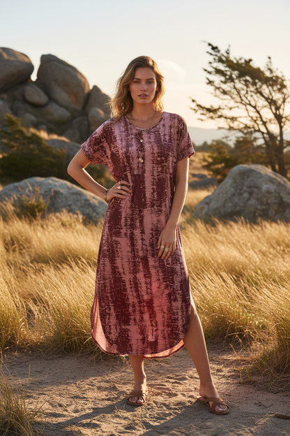 Macy - Burgundy Grunge Texture