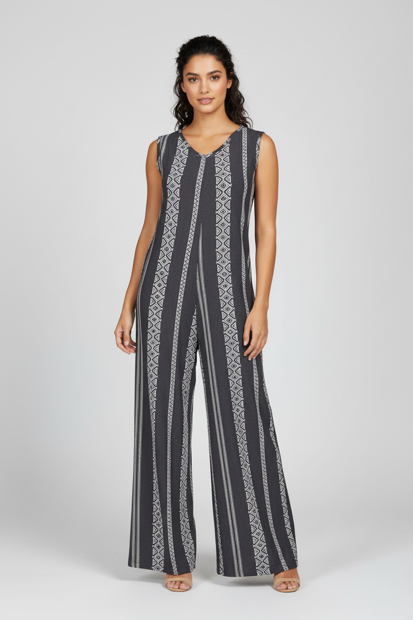 Natalie - Grey White Multi