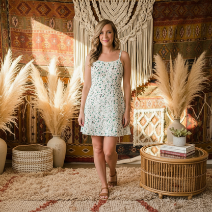 Navy - Cream Teal Terrazzo