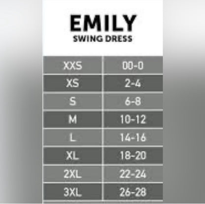 Emily - Long Sleeve Swing Dress