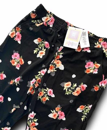 Jax - Black Fuchsia and Coral Floral