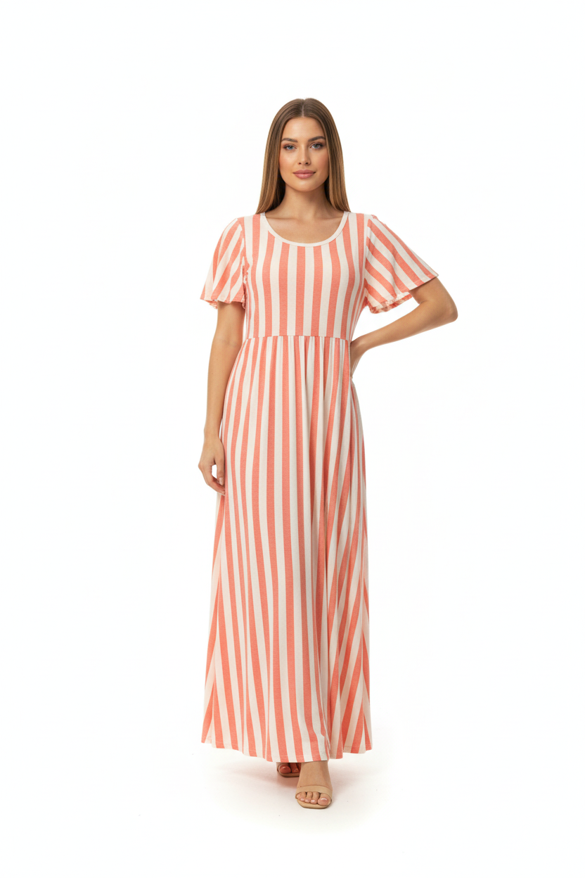 Riley - Pink Candy Stripe
