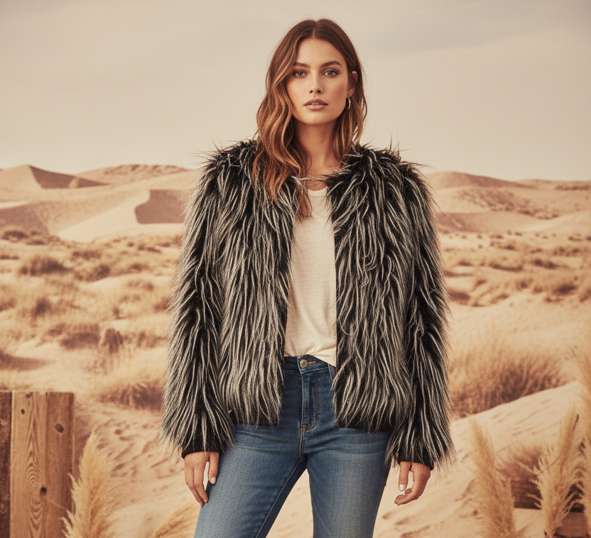 Yoki Faux Fur Jacket