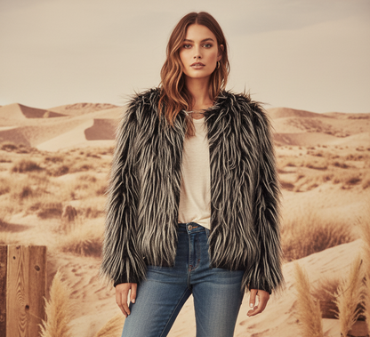 Yoki Faux Fur Jacket