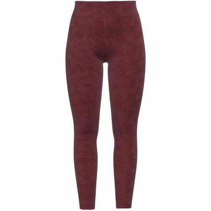 Solid, red faux leather leggings by LuLaRoe