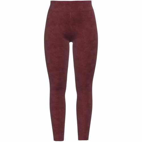 Solid, red faux leather leggings by LuLaRoe
