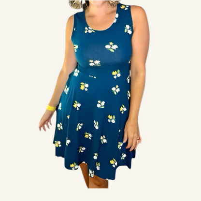 Nicki - Dark Teal Floral