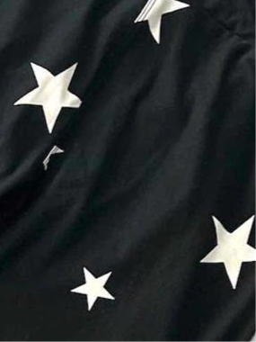 Leggings - Black White Stars