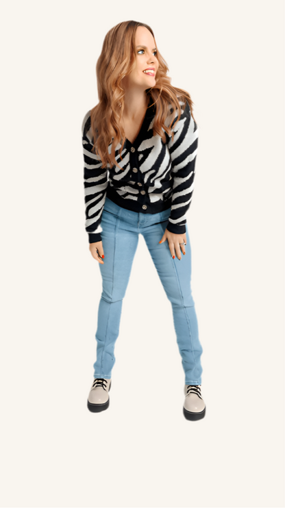 Seamed Denim - Ibiza Blue Denim