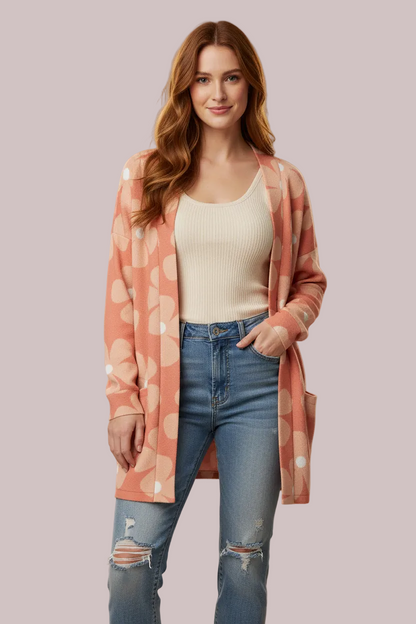 Cozy Mackenzie - Peach Floral