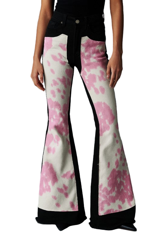 Rodeo Bell Bottom - Black Pink
