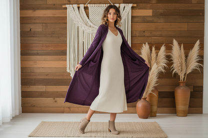 Vintage LuLaRoe - Sarah Cardigan - Solid Purple