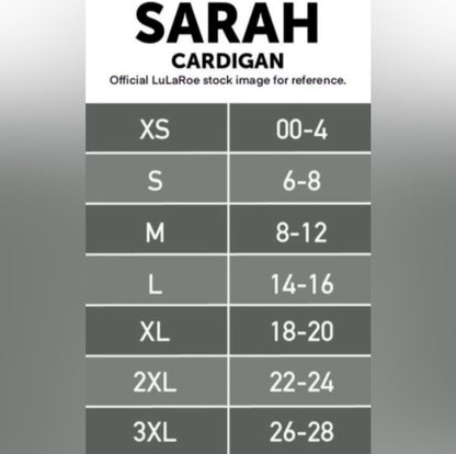 Elegant - LuLaRoe Sarah - Black Silver Gold Flower