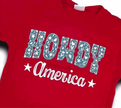 Rocker Tee - Howdy American Graphic