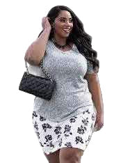 Cassie Pencil Skirt - Embossed Rose Black Bronze