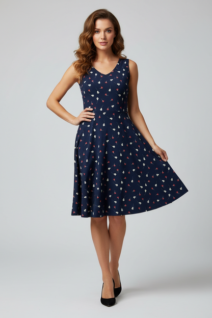 Nicki - Red White and Blue Floral