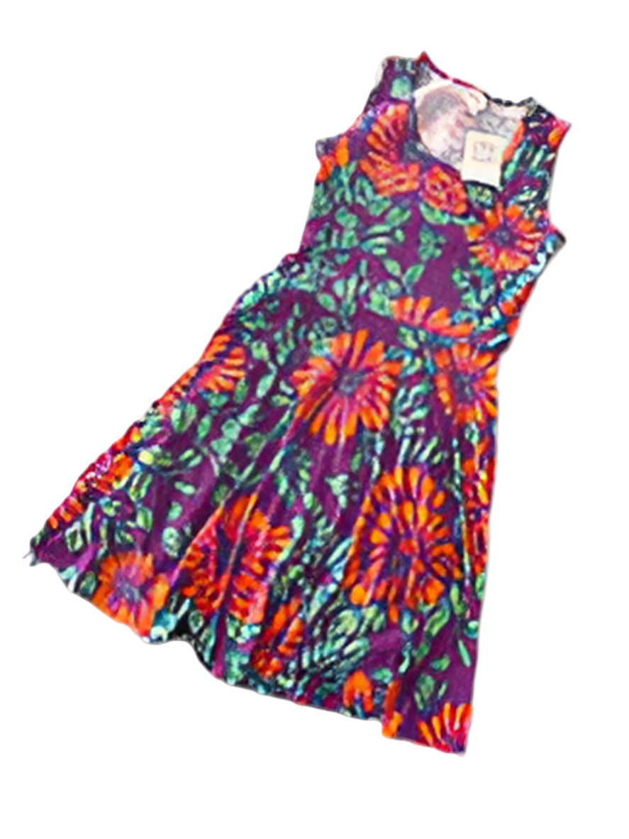 LuLaRoe, Nicki, purple coral jumbo floral