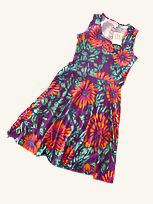 LuLaRoe, Nicki, purple coral jumbo floral