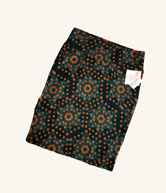 Cassie - Orange Blue Floral