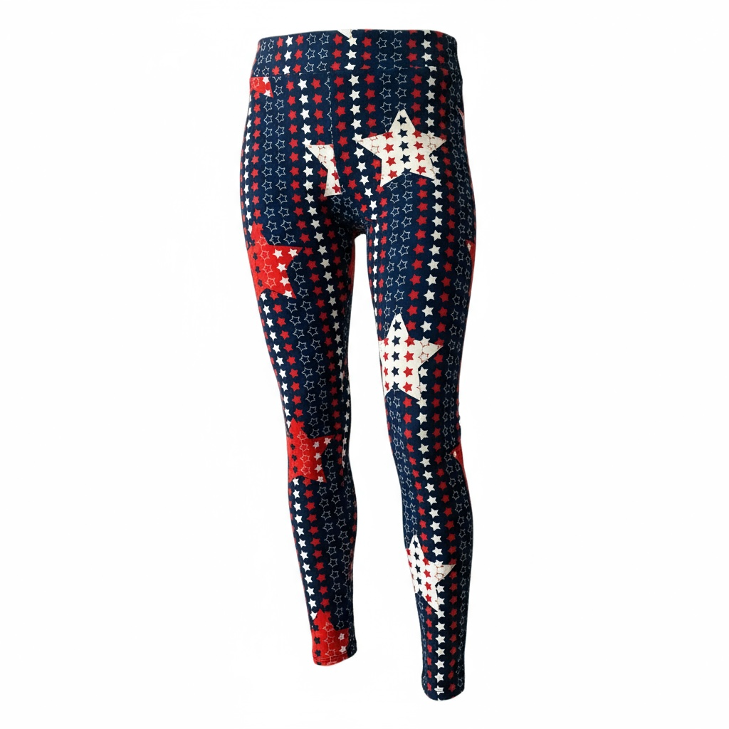 Leggings - Red White and Blue Stars