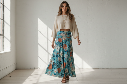 Vintage LuLaRoe Maxi Skirt - Asters