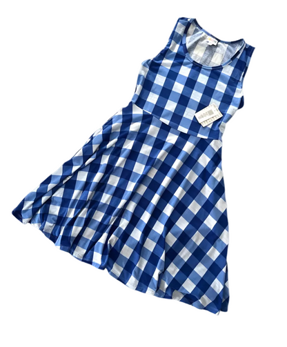 Nicki - Blue White Check