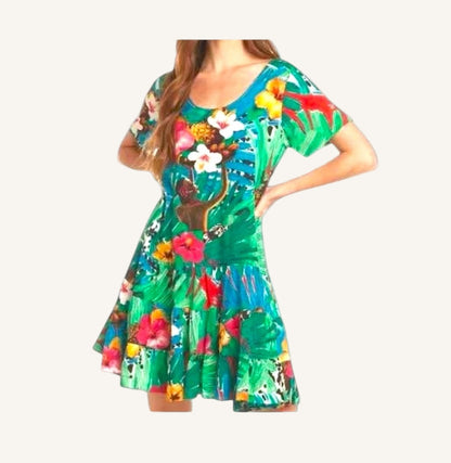 Vintage Jams World Hattie Drop Waist Dress