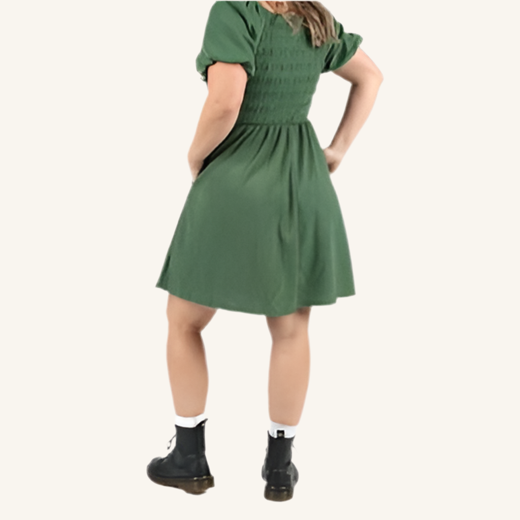 Alina Nap Dress - Pink Teal Floral