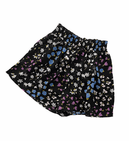 Yvett - Black Blue Purple Floral