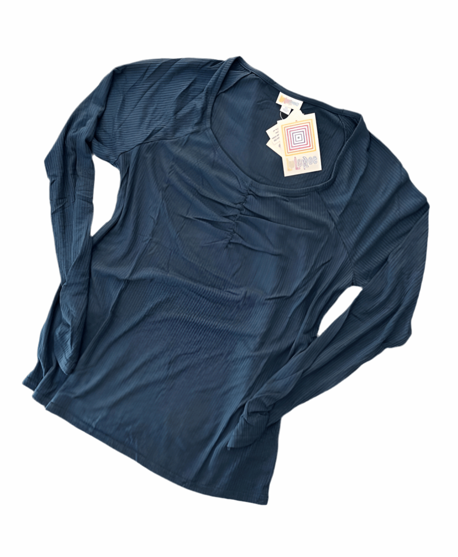 Mia - Solid Moonlit Ocean Blue