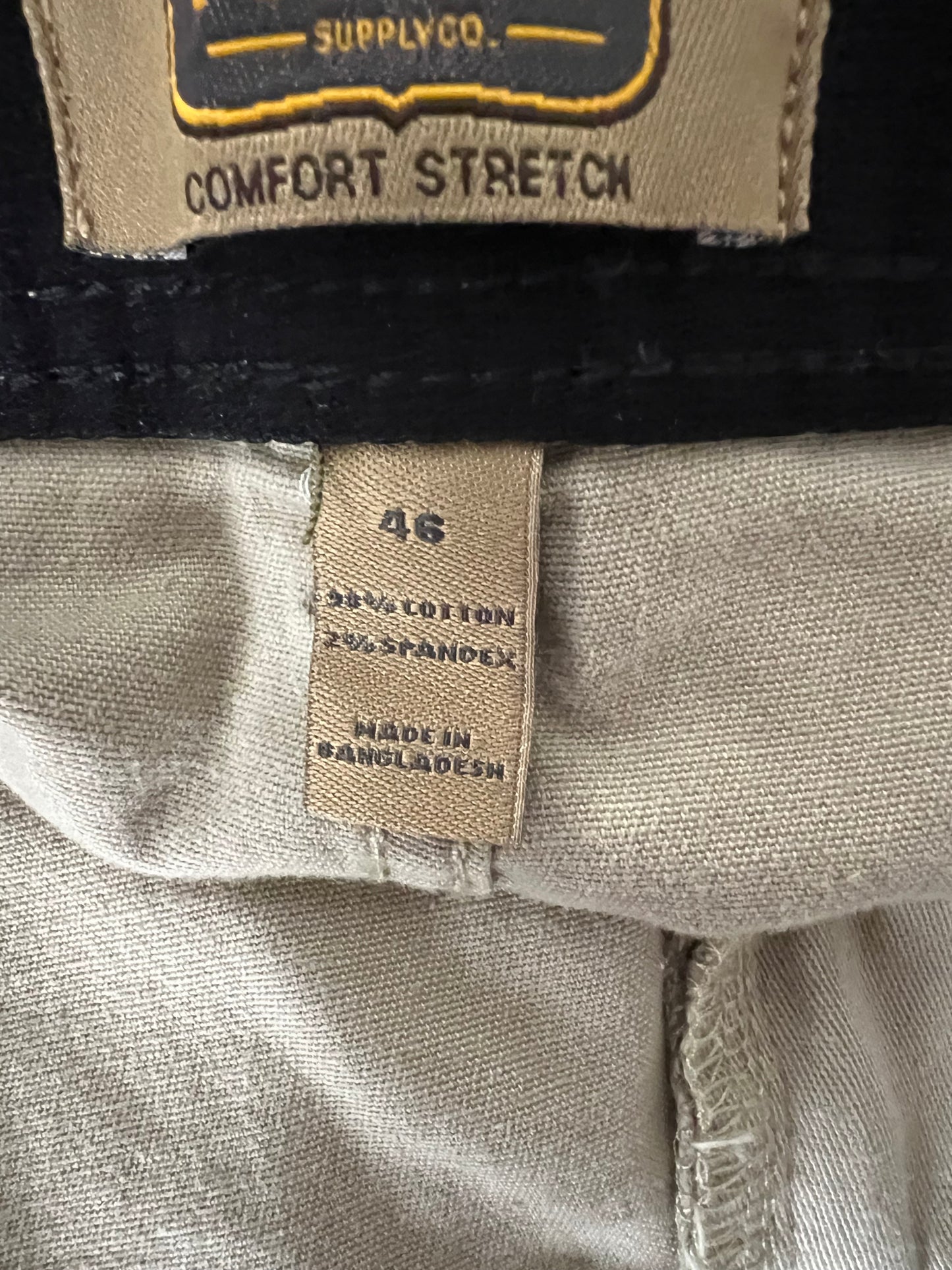 The Foundry Big and Tall - Men’s Khaki Cargo Shorts