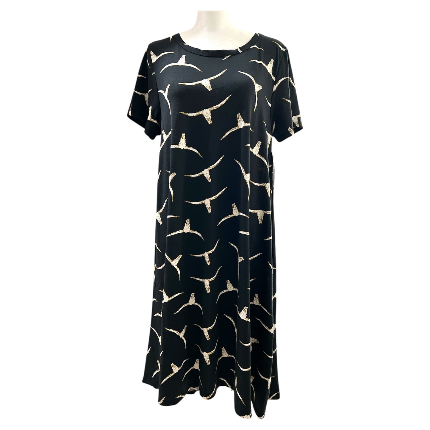 LuLaRoe Carly - Longhorn Skull