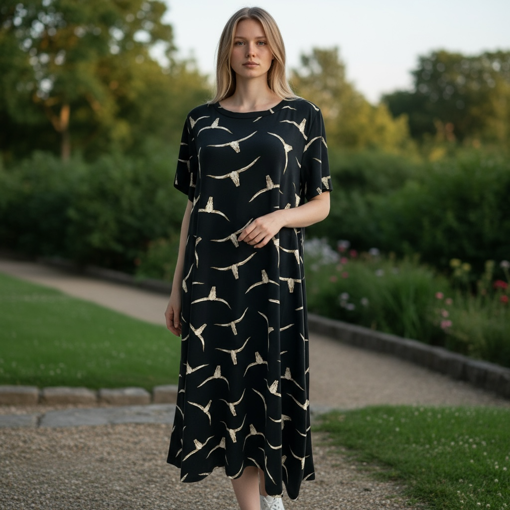 LuLaRoe Carly - Longhorn Skull