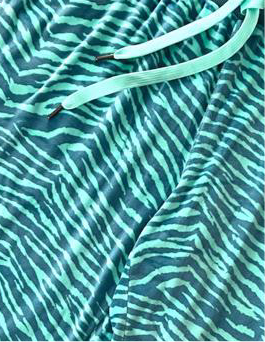 Cozy Crystal Teal Animal Print