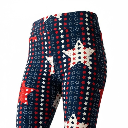 Leggings - Red White and Blue Stars