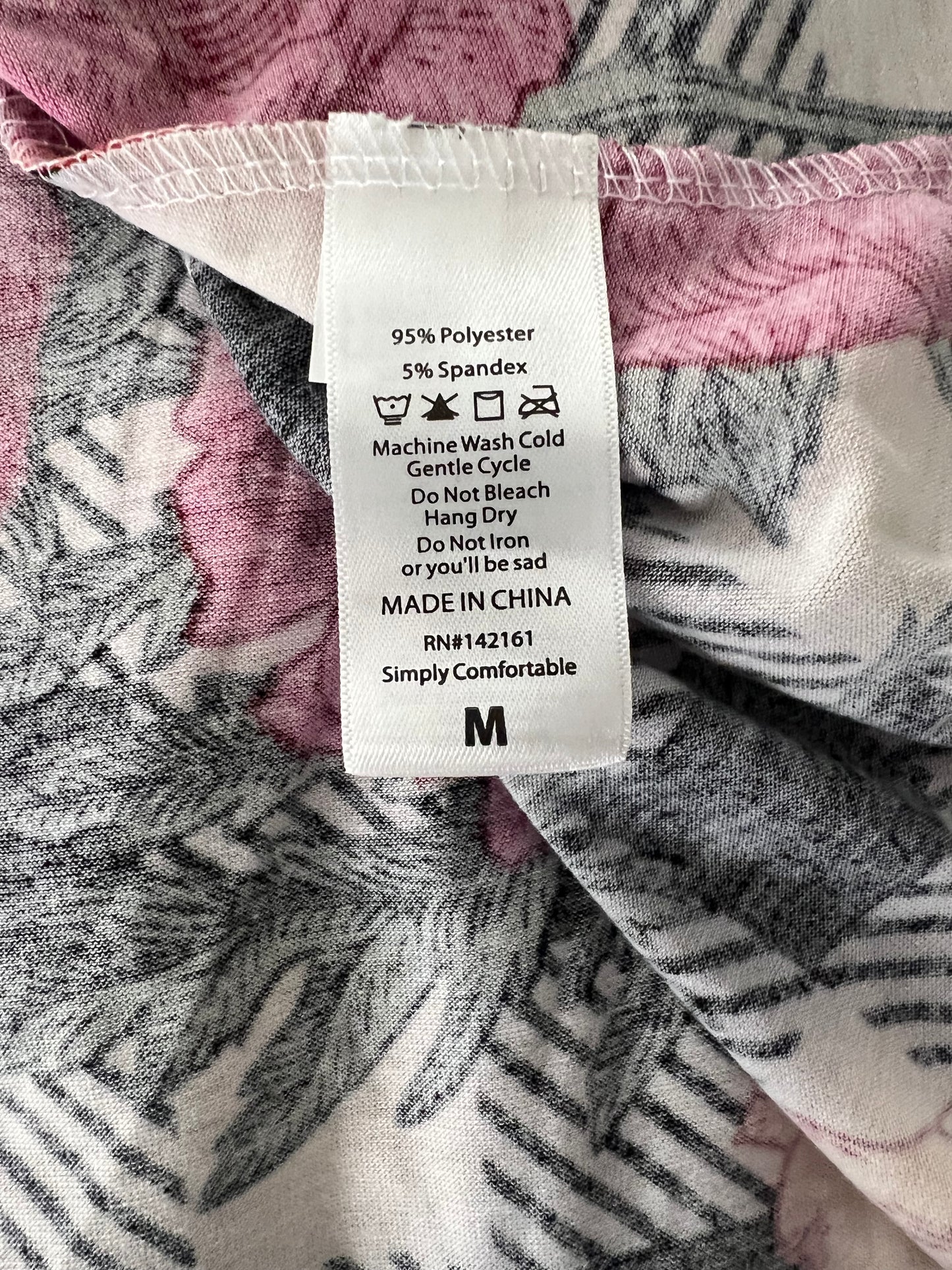 LuLaRoe Carly Dress - Black White Gingham Floral Print with Roses