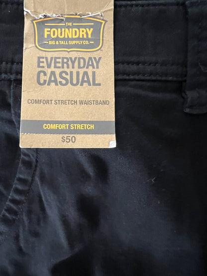 The Foundry Big and Tall - Men’s Black Cargo Shorts