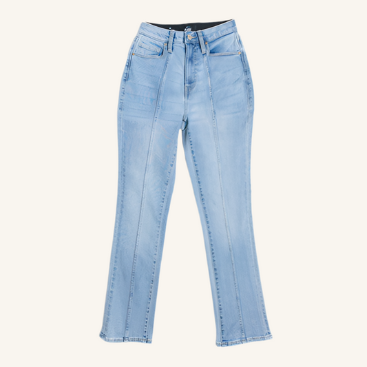 Seamed Denim - Ibiza Blue Denim