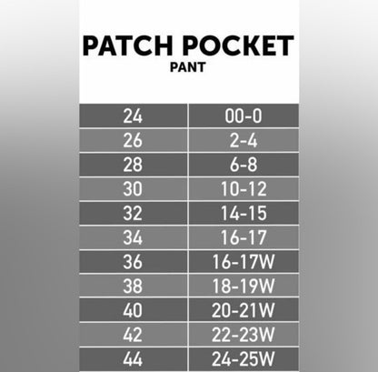 Patch Pocket Pant - Solid Black