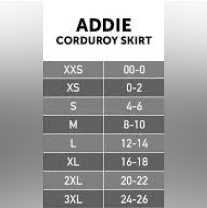 Addie Corduroy Skirt - Solid Mineral Red