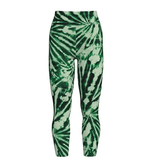 Leggings - Black Green Tie Dye